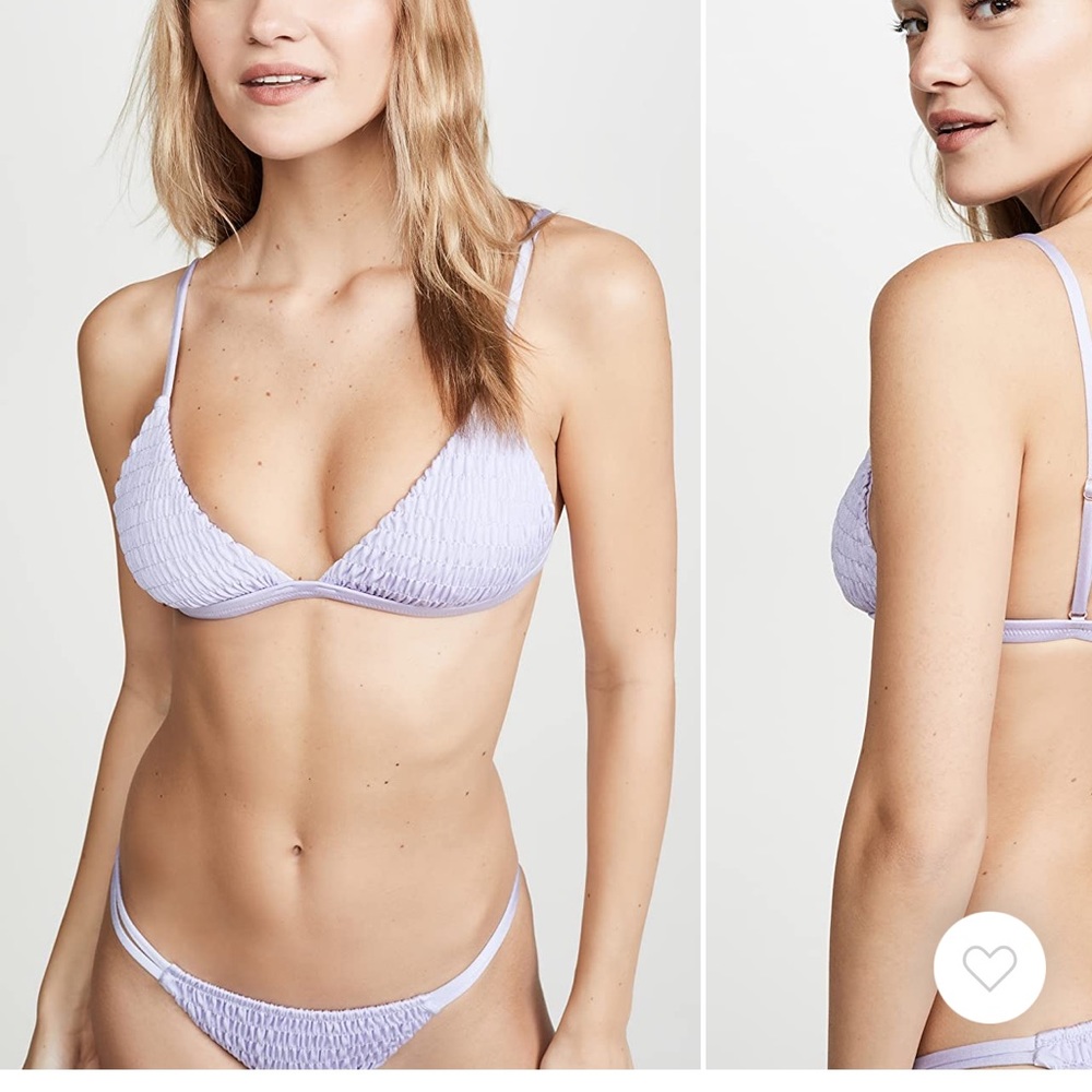 Tori Praver swimwear lilac triangle bikini